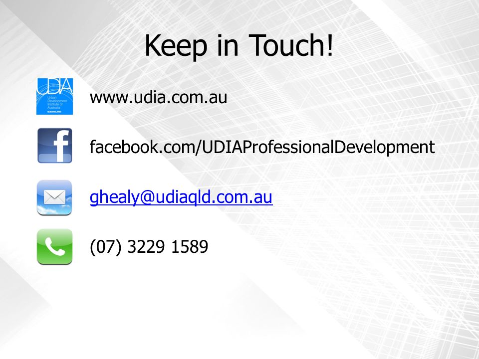 Keep in Touch.