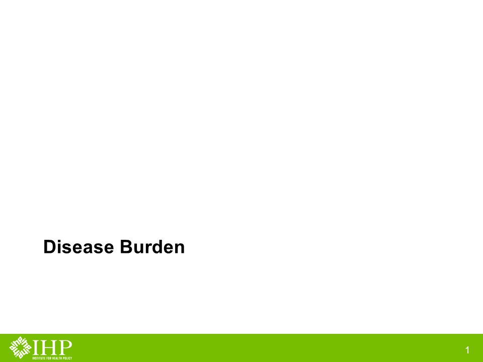 Disease Burden 1