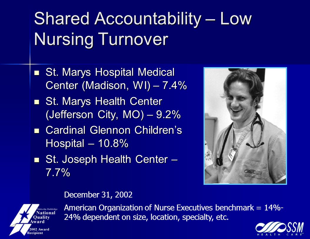 Shared Accountability – Low Nursing Turnover St.