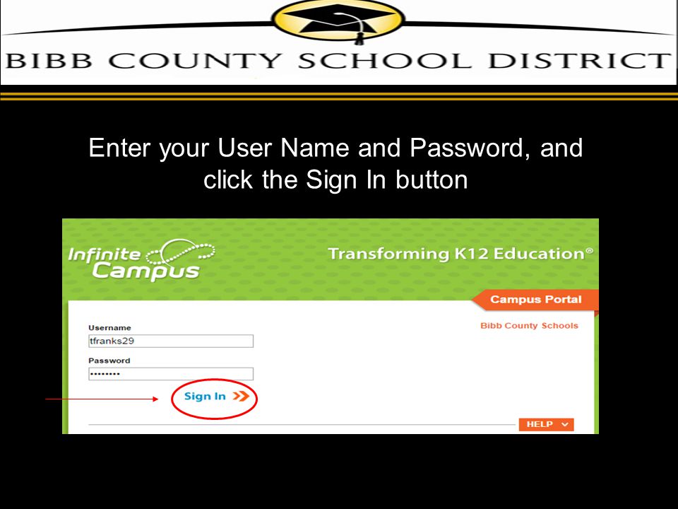 d Enter your User Name and Password, and click the Sign In button