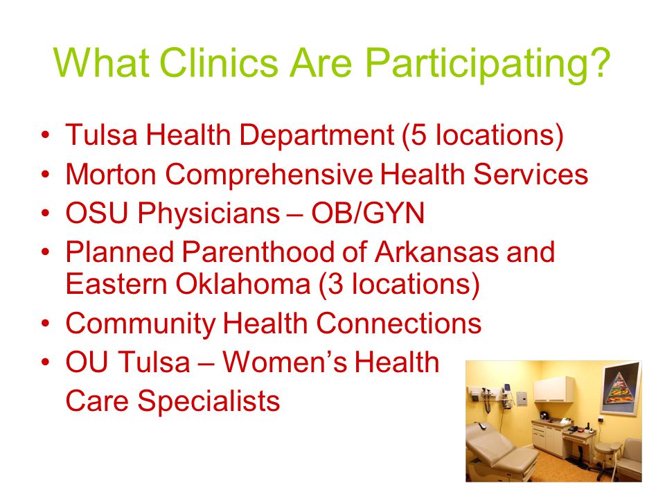 What Clinics Are Participating.