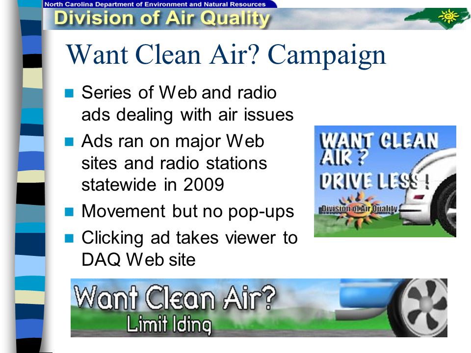 Want Clean Air.