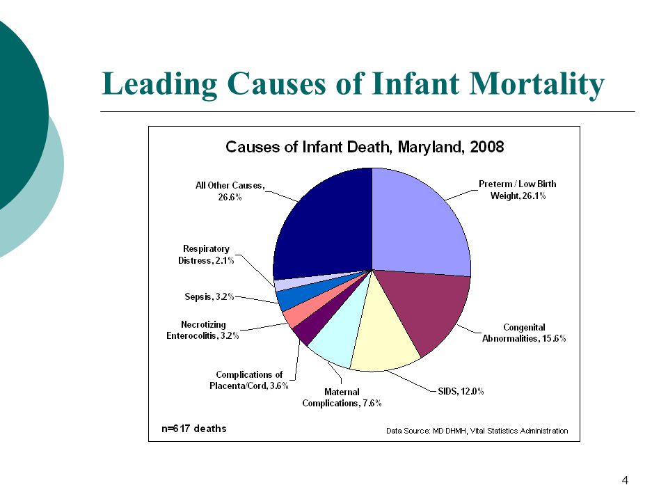 4 Leading Causes of Infant Mortality