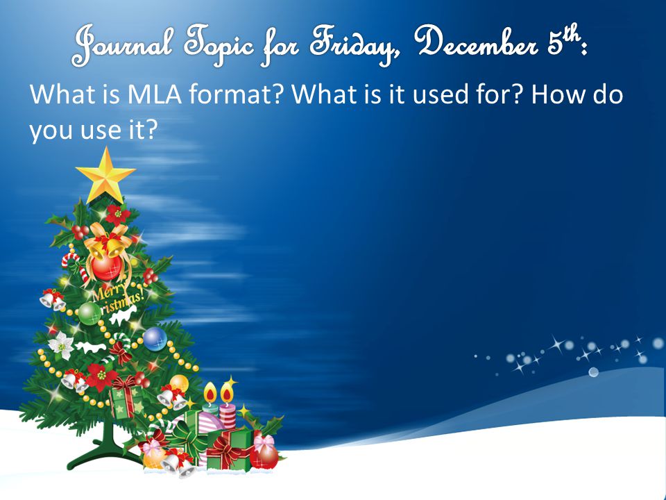 What is MLA format What is it used for How do you use it