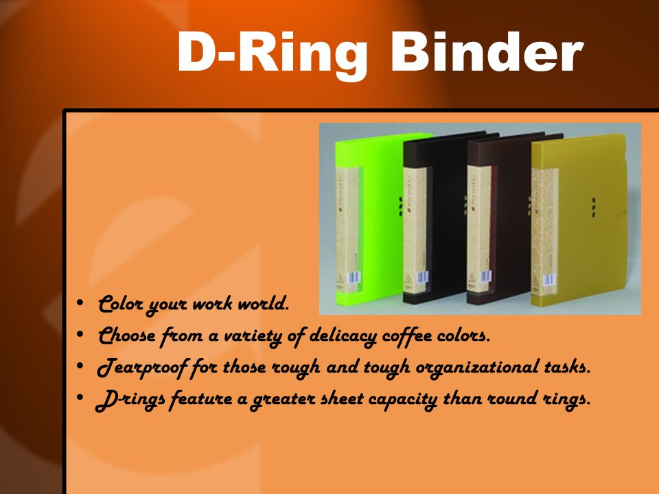 D Ring Binder Color Your Work World Choose From A Variety Of Delicacy Coffee D Ring Binder Color Your Work World Choose From A Variety Of Delicacy Coffee