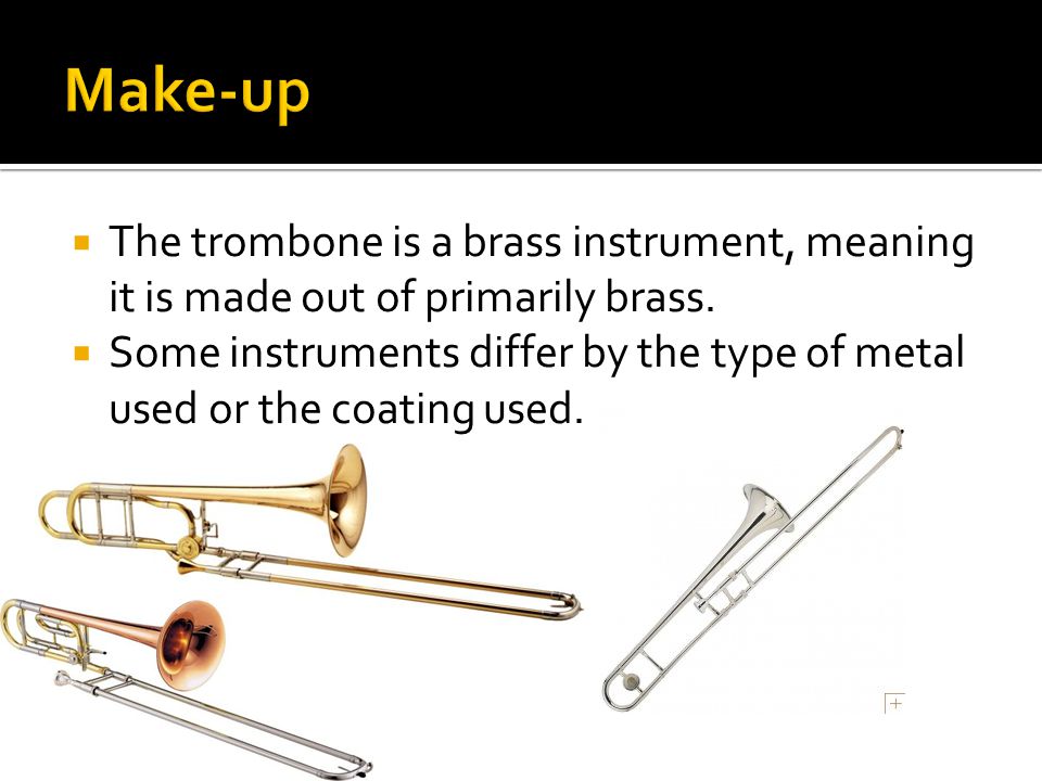 Bartholomew Simonson.  Originally the 'sackbut', smaller dimensions, less  flare.  First solo/trombone- specific piece written was in the early 17  th. - ppt download
