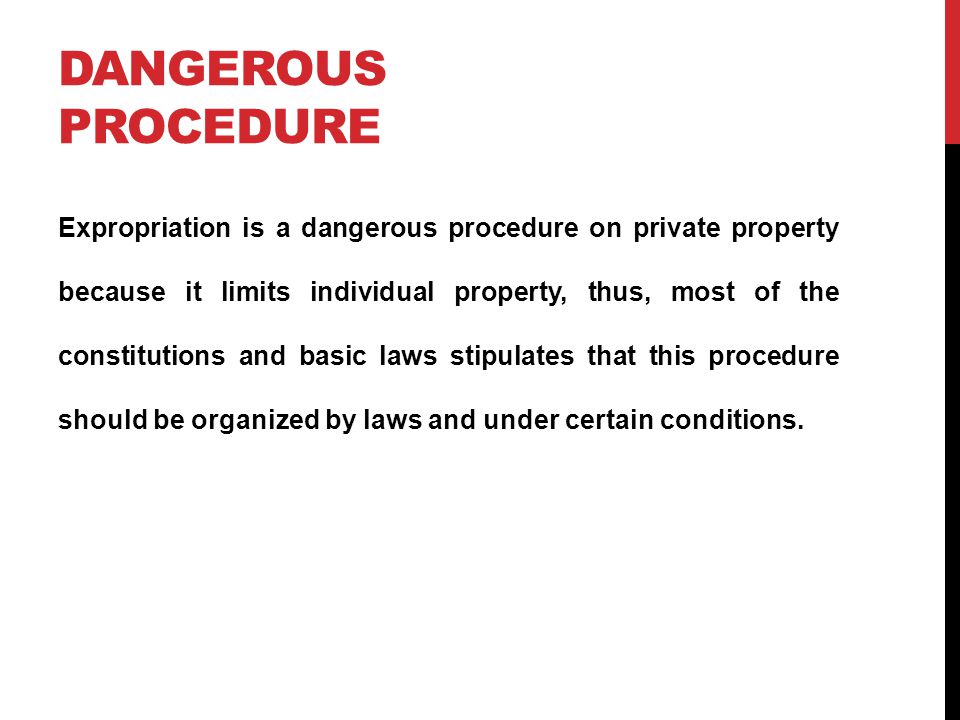 RANA FAWADLEH. EXPROPRIATION IN FRANCE WHAT IS EXPROPRIATION 