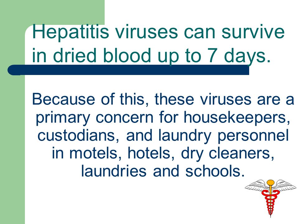 Because of this, these viruses are a primary concern for housekeepers, custodians, and laundry personnel in motels, hotels, dry cleaners, laundries and schools.