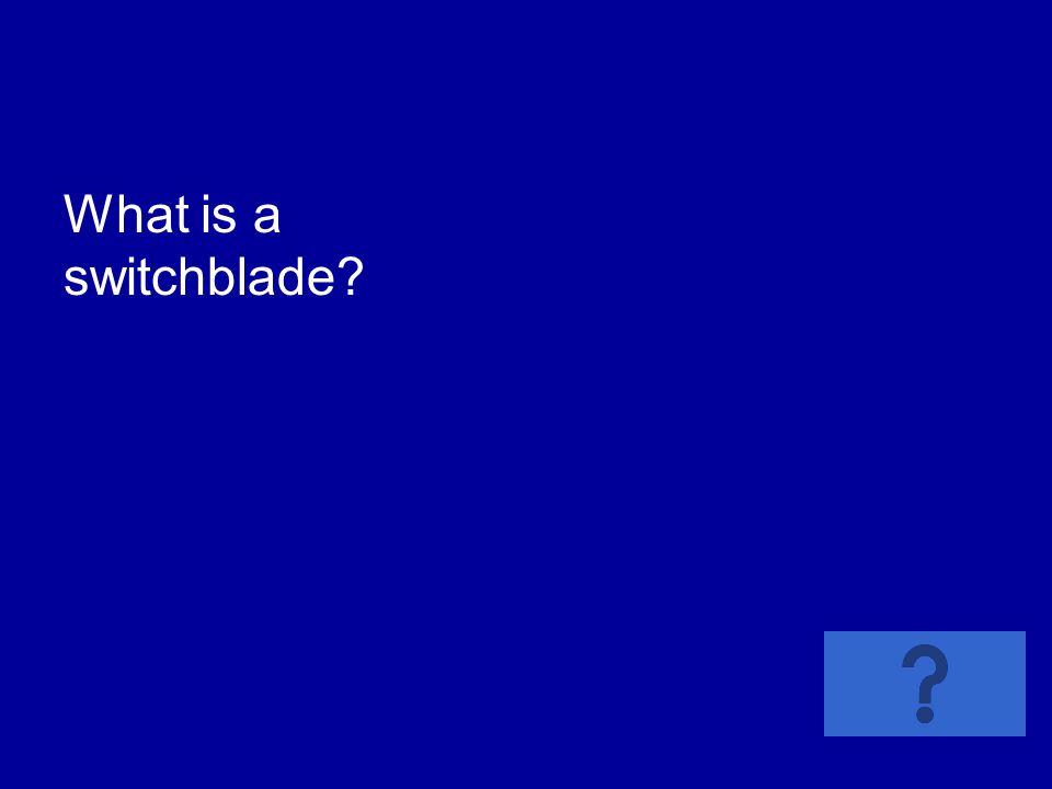 What is a switchblade