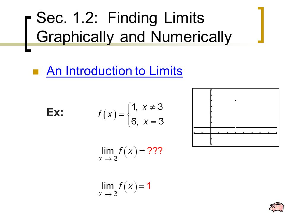 Sec 1 2 Finding Limits Graphically And Numerically Ppt Download