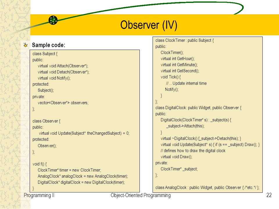 Object Oriented Programming Lect. Dr. Daniel POP Universitatea de Vest ...