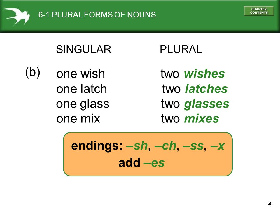 1 6-1 Plural forms of nounsPlural forms of nouns 6-2 Pronunciation of final  –s/-esPronunciation of final –s/-es 6-3 Subjects, verbs, and  objectsSubjects, - ppt download