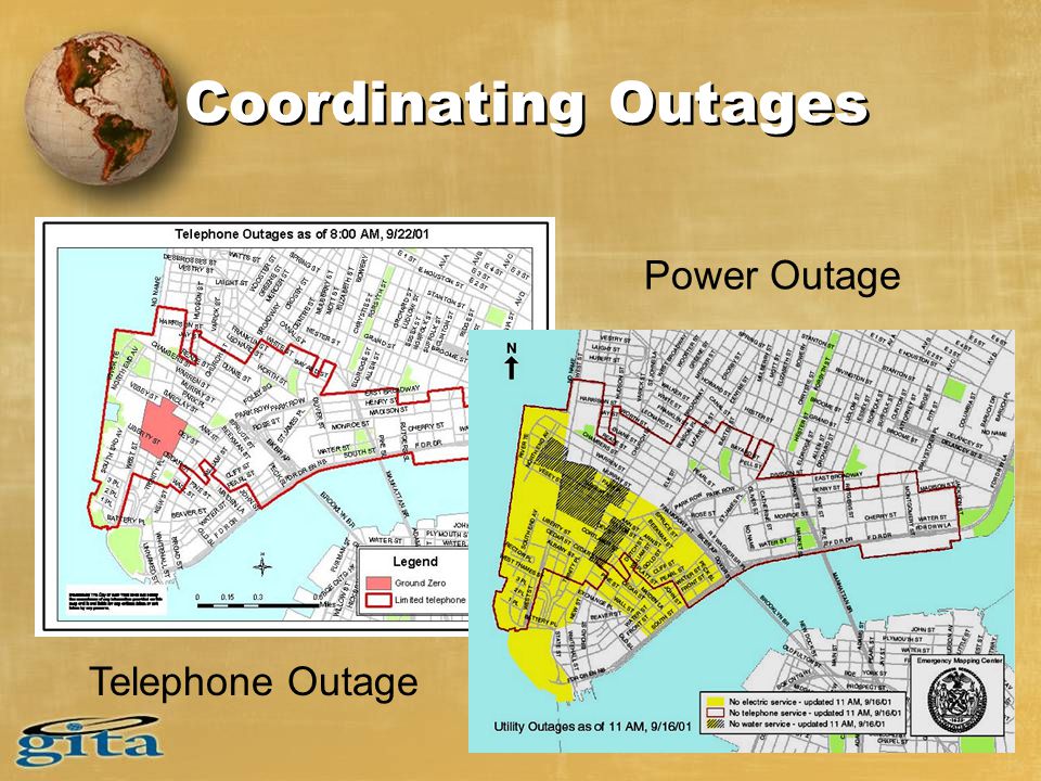 Coordinating Outages Power Outage Telephone Outage