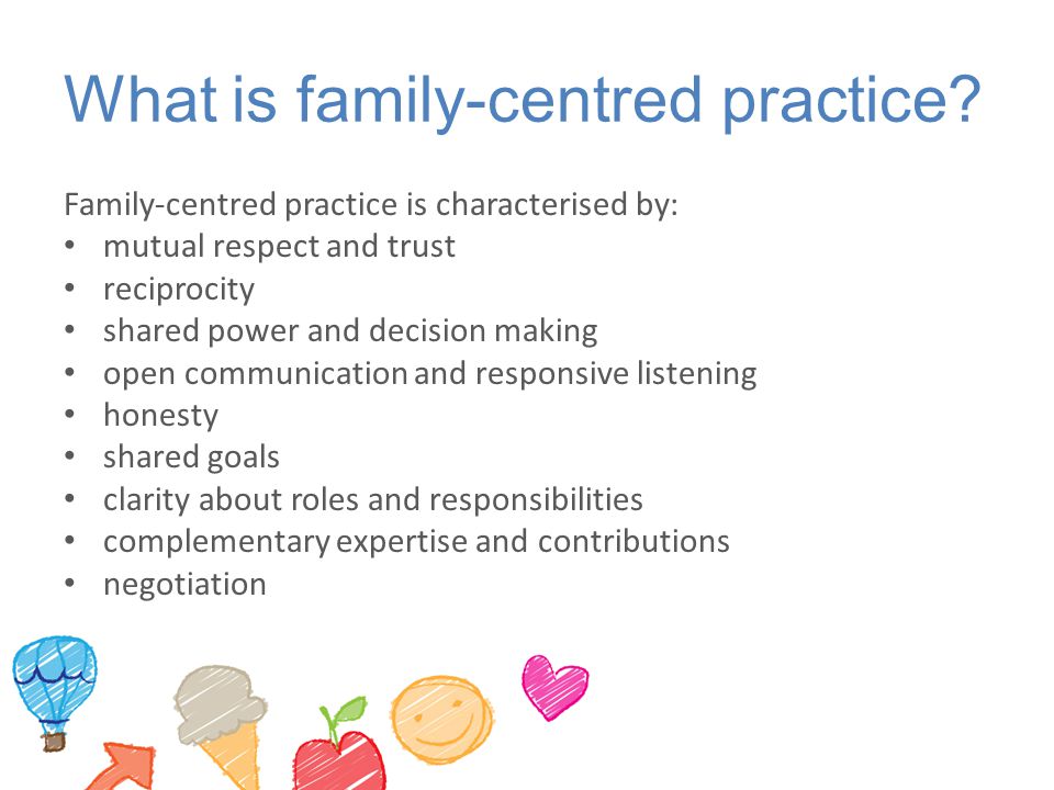 What is family-centred practice.