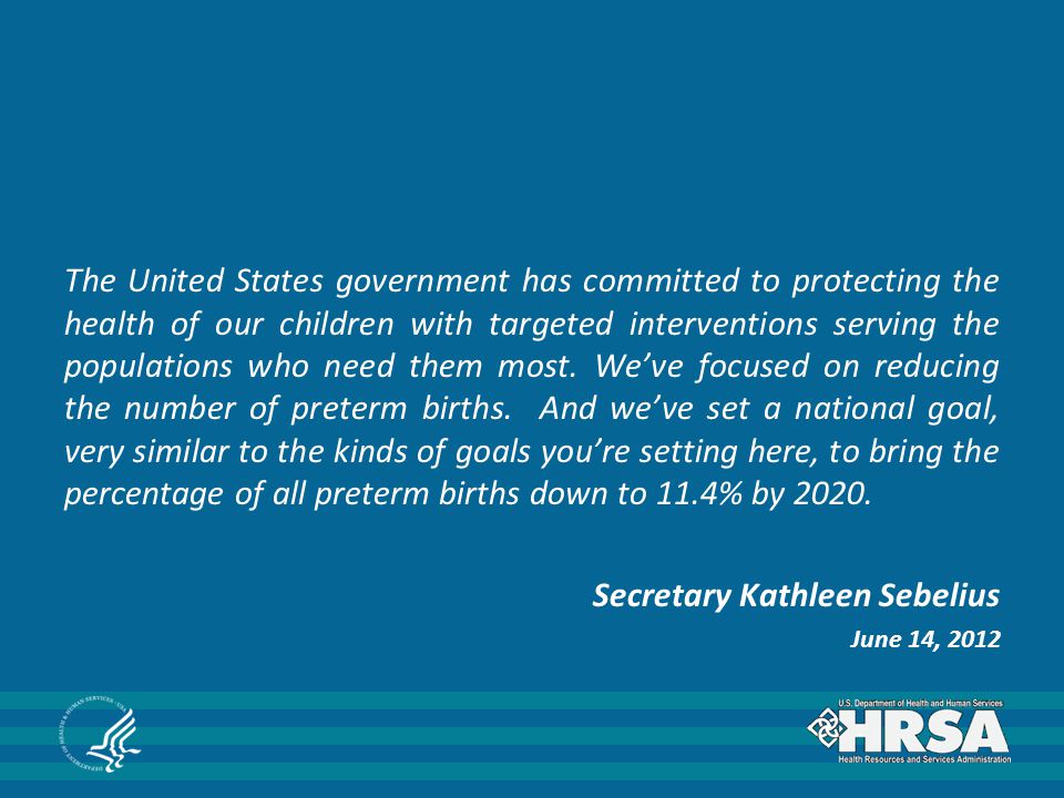 The United States government has committed to protecting the health of our children with targeted interventions serving the populations who need them most.