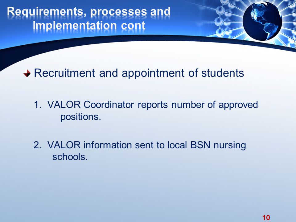 10 Recruitment and appointment of students 1.