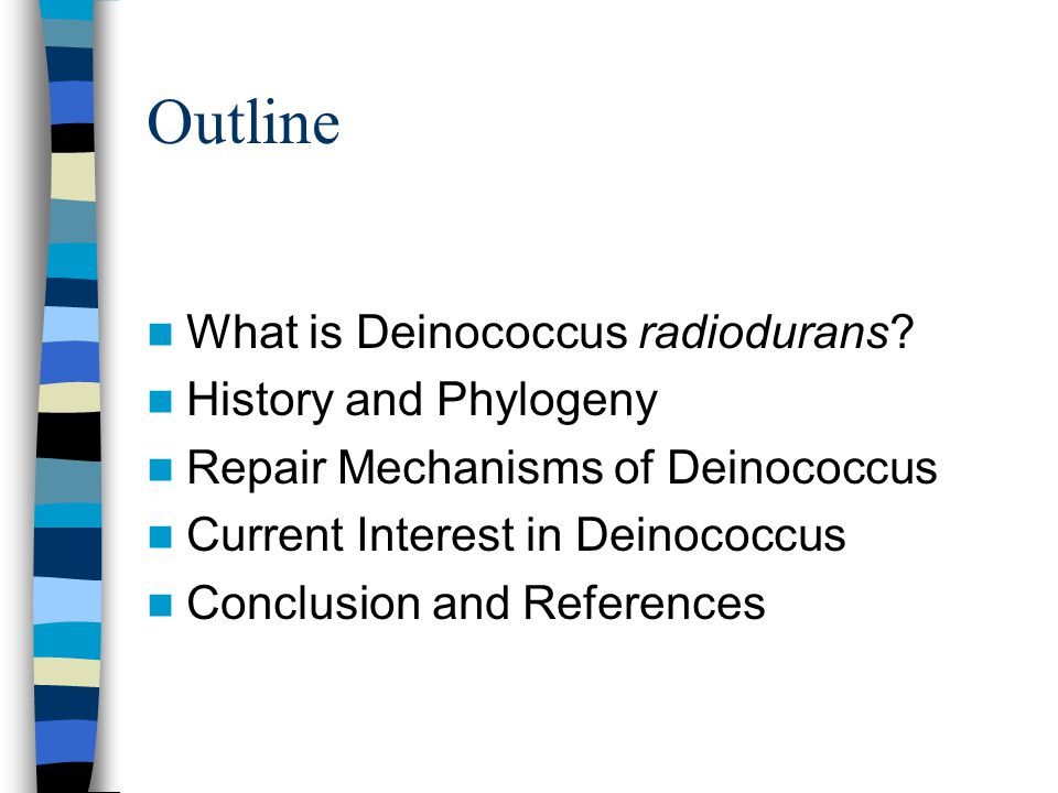 Oxidative Stress Resistance in Deinococcus radiodurans