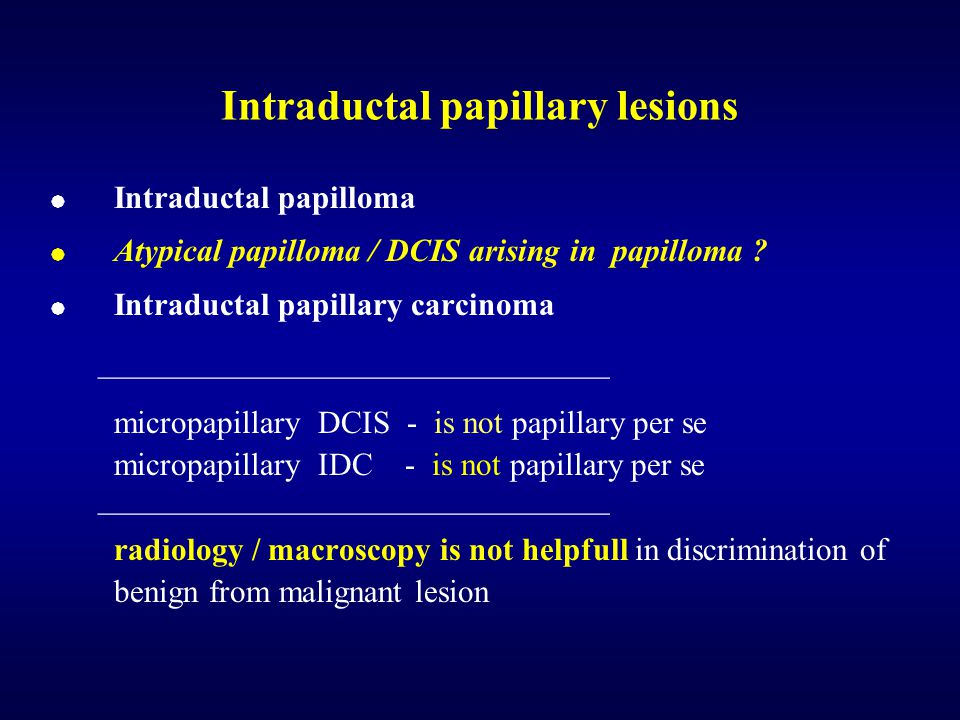 intraductal papilloma left icd 10