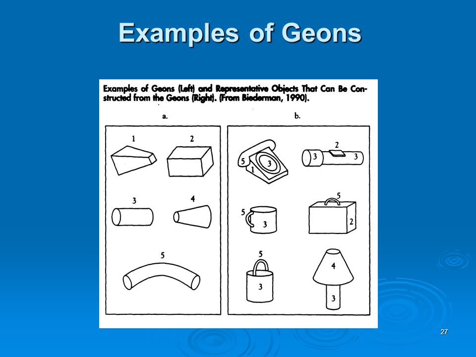 27 Examples of Geons