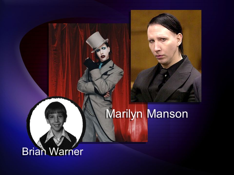 Marilyn Manson Brian Warner