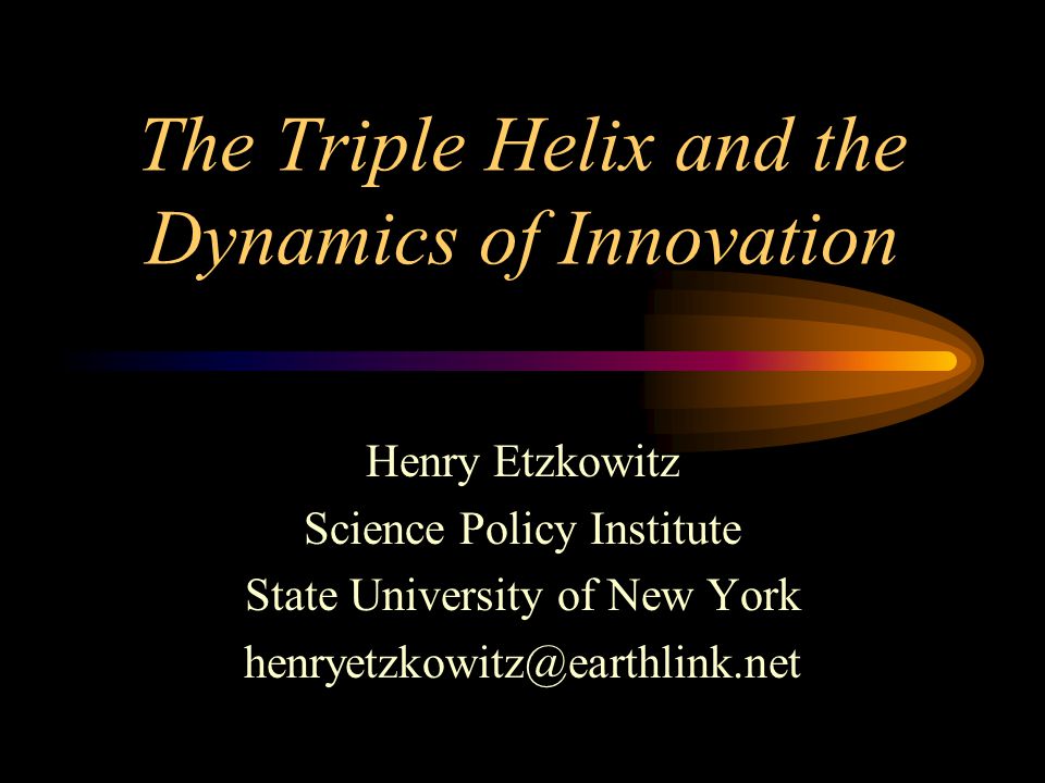 henry etzkowitz triple helix