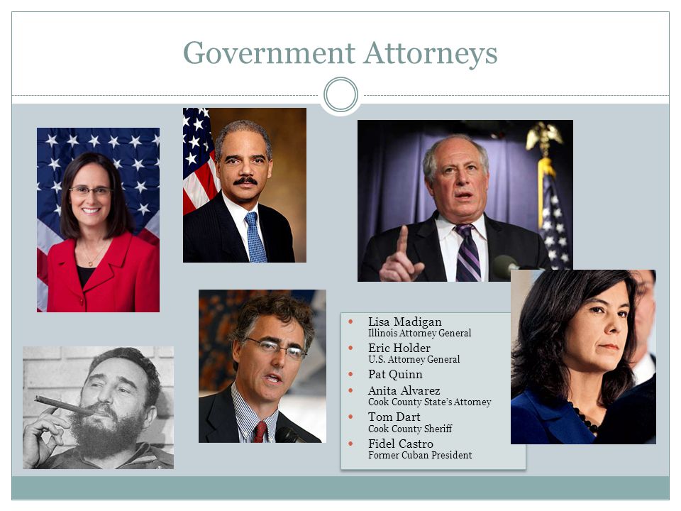 Government Attorneys Lisa Madigan Illinois Attorney General Eric Holder U.S.