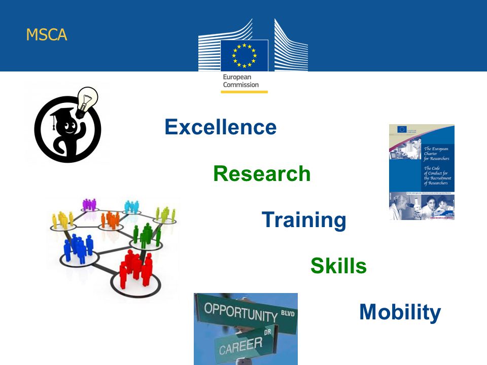 Excellence Research Training Skills Mobility Education and Culture MSCA