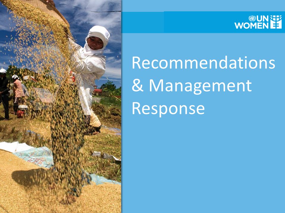 Recommendations & Management Response