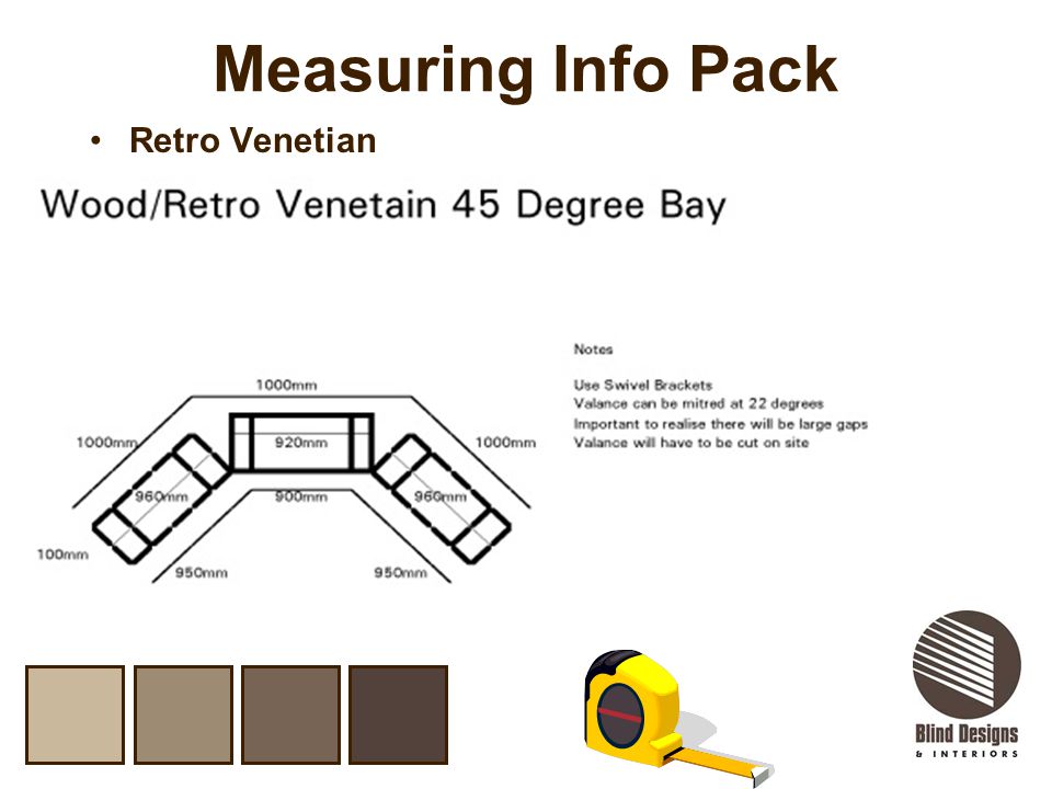 Measuring Info Pack Retro Venetian