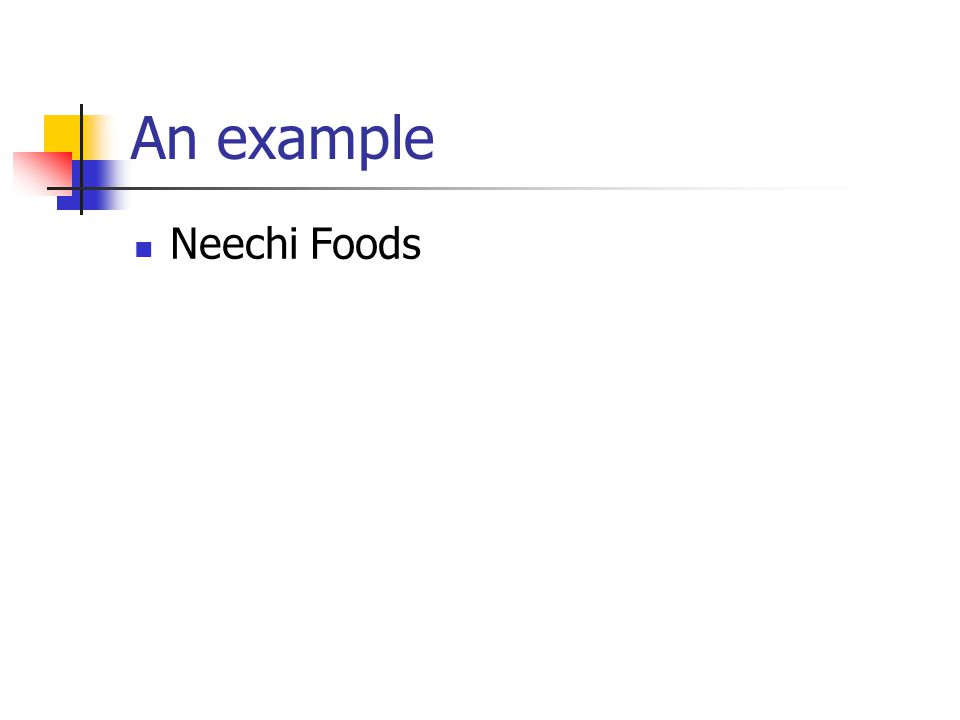 An example Neechi Foods