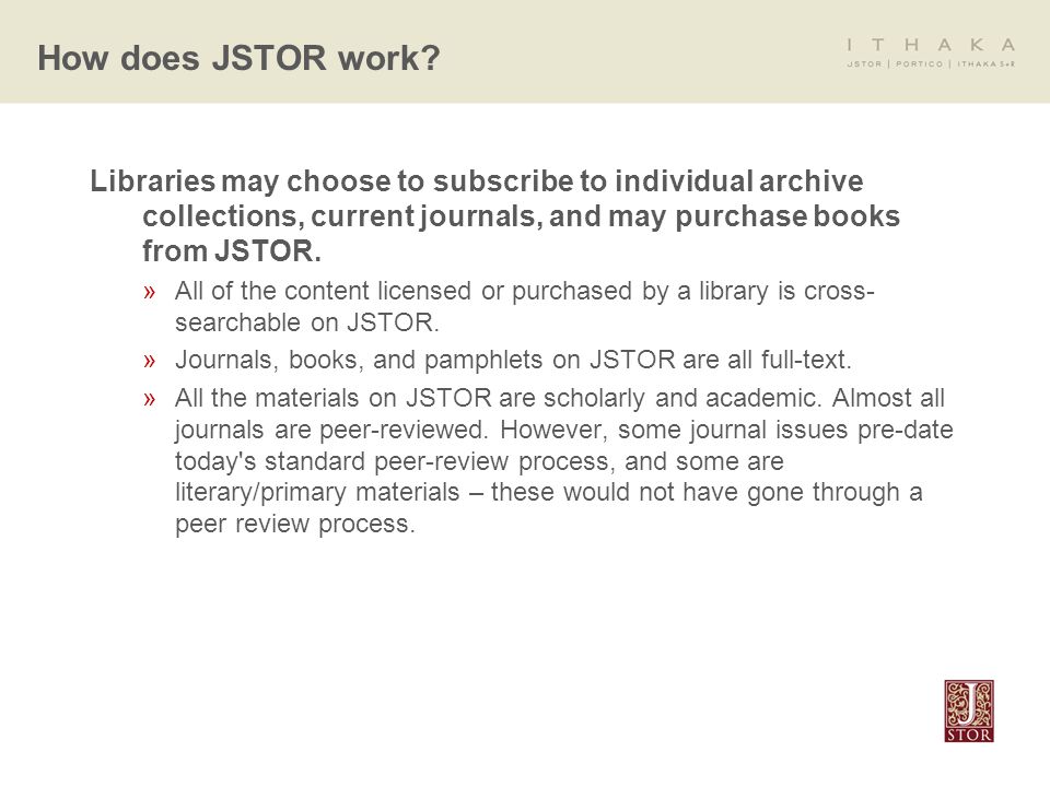 what is jstor