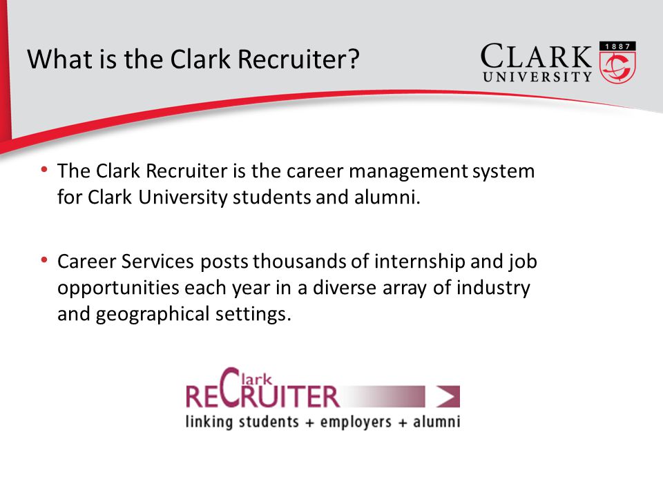 What is the Clark Recruiter.