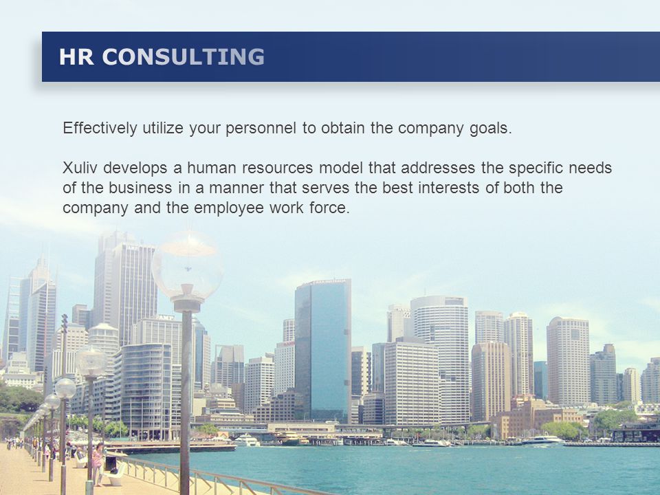 Effectively utilize your personnel to obtain the company goals.