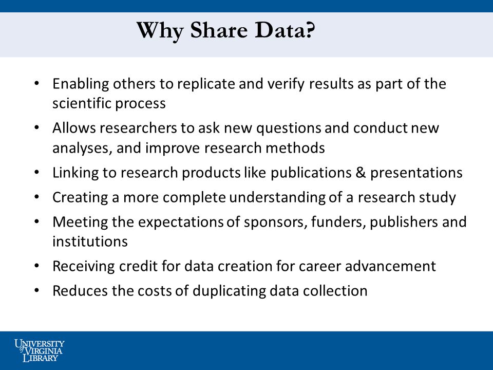 2 Why Share Data.