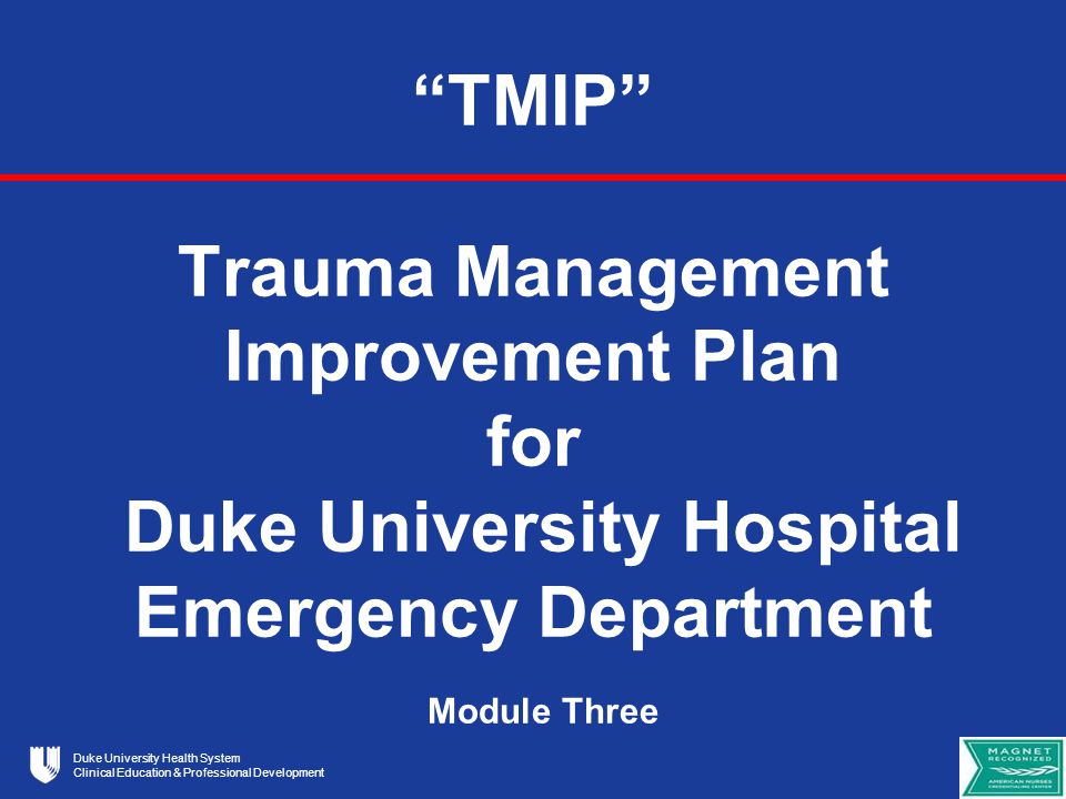 Duke University Health System Clinical Education