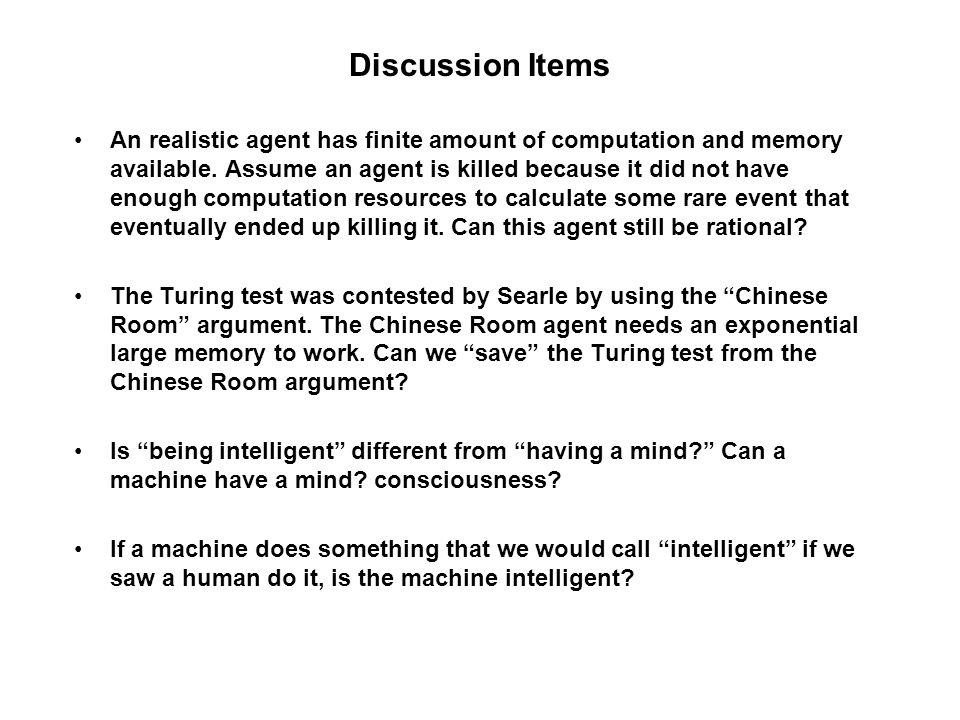 Introduction To Ai Intelligent Agents This Lecture Read