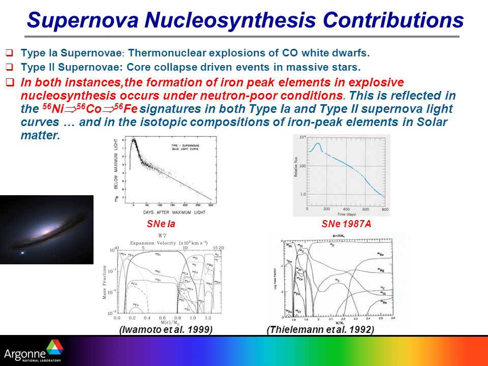 type ia supernova nucleosynthesis
