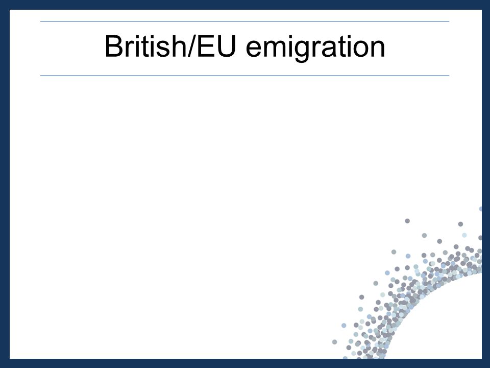 British/EU emigration
