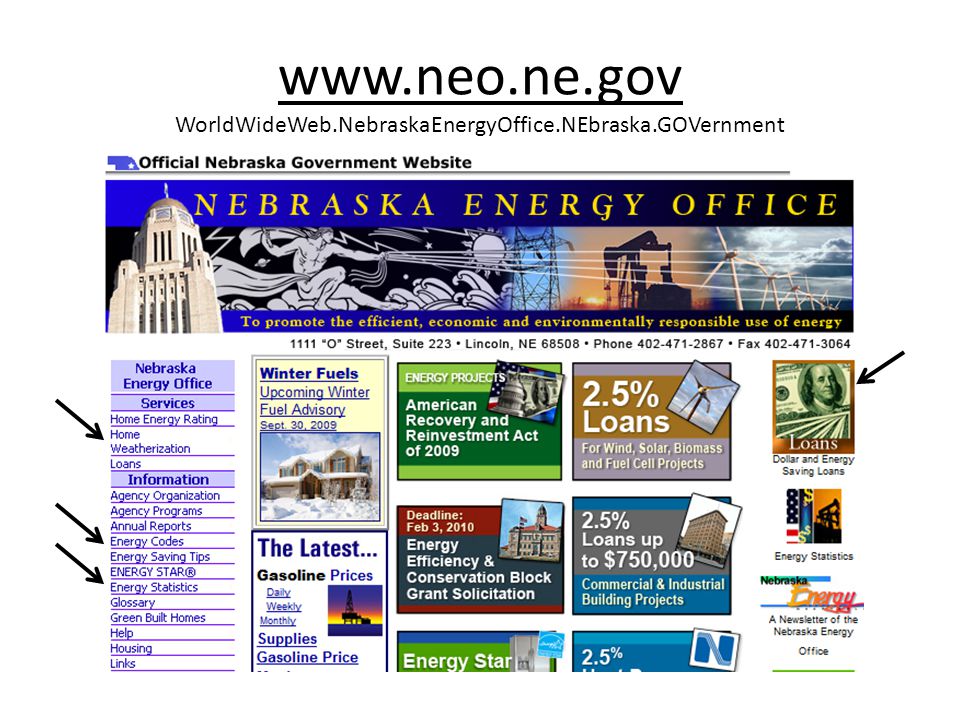 WorldWideWeb.NebraskaEnergyOffice.NEbraska.GOVernment