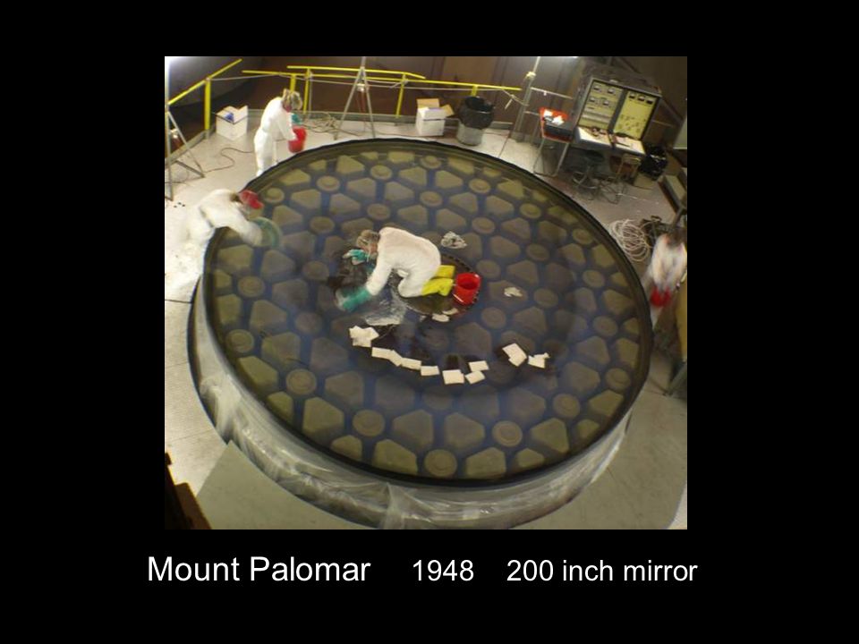 Mount Palomar inch mirror