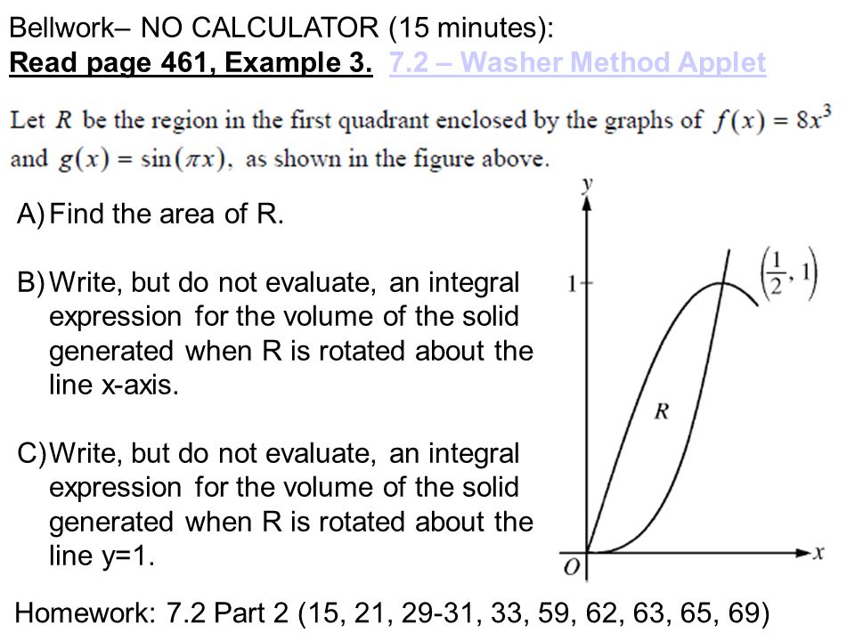 Bellwork– NO CALCULATOR (15 minutes): Read page 461, Example 3.