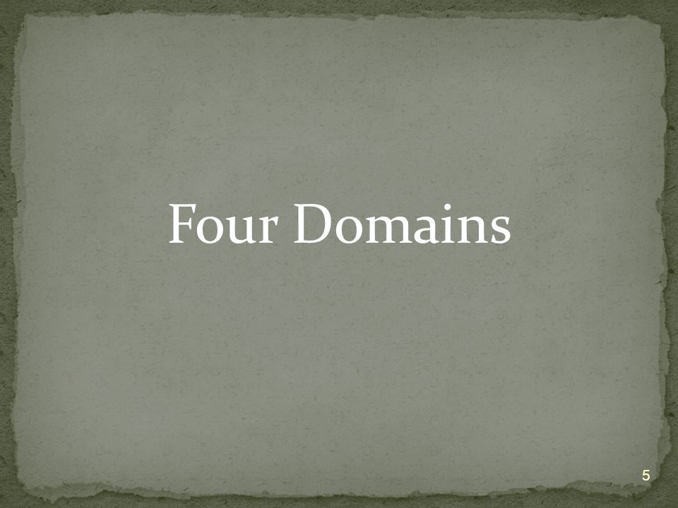 Four Domains 5