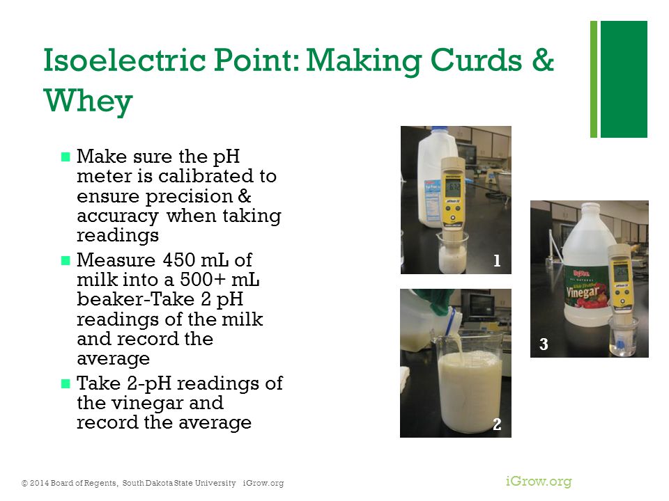 isoelectric point of milk