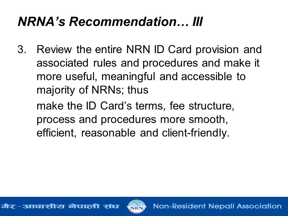 Nrn Id Card