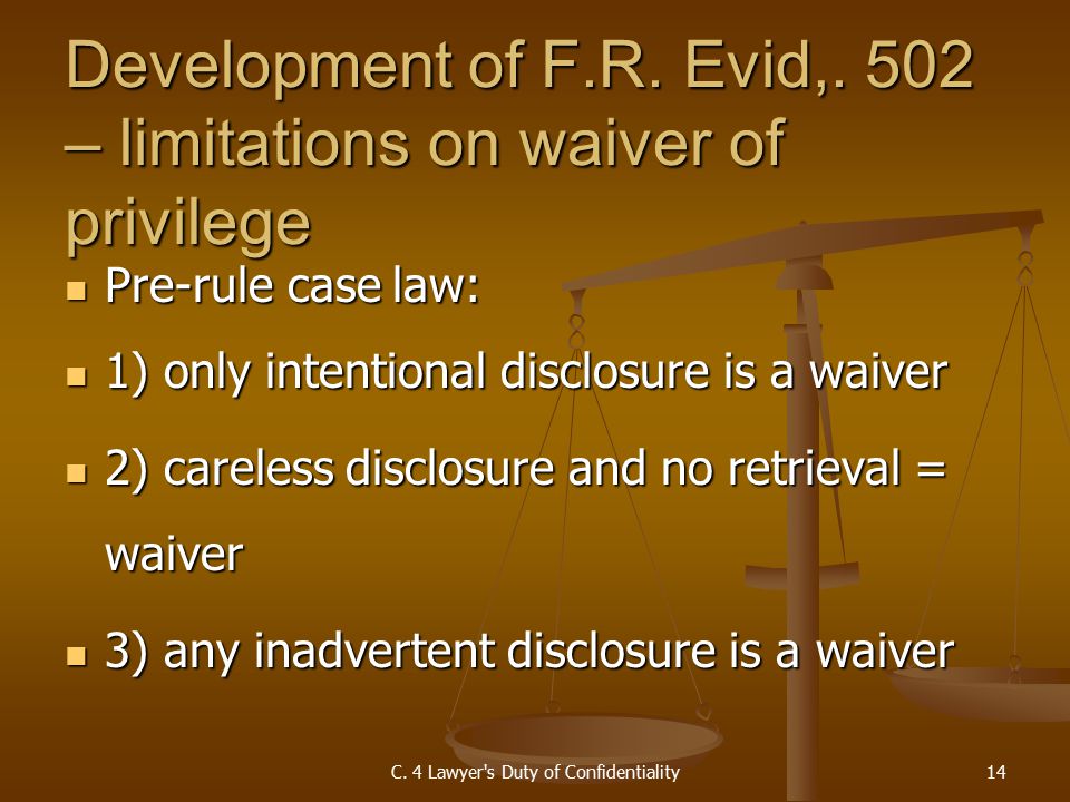 Development of F.R. Evid,.