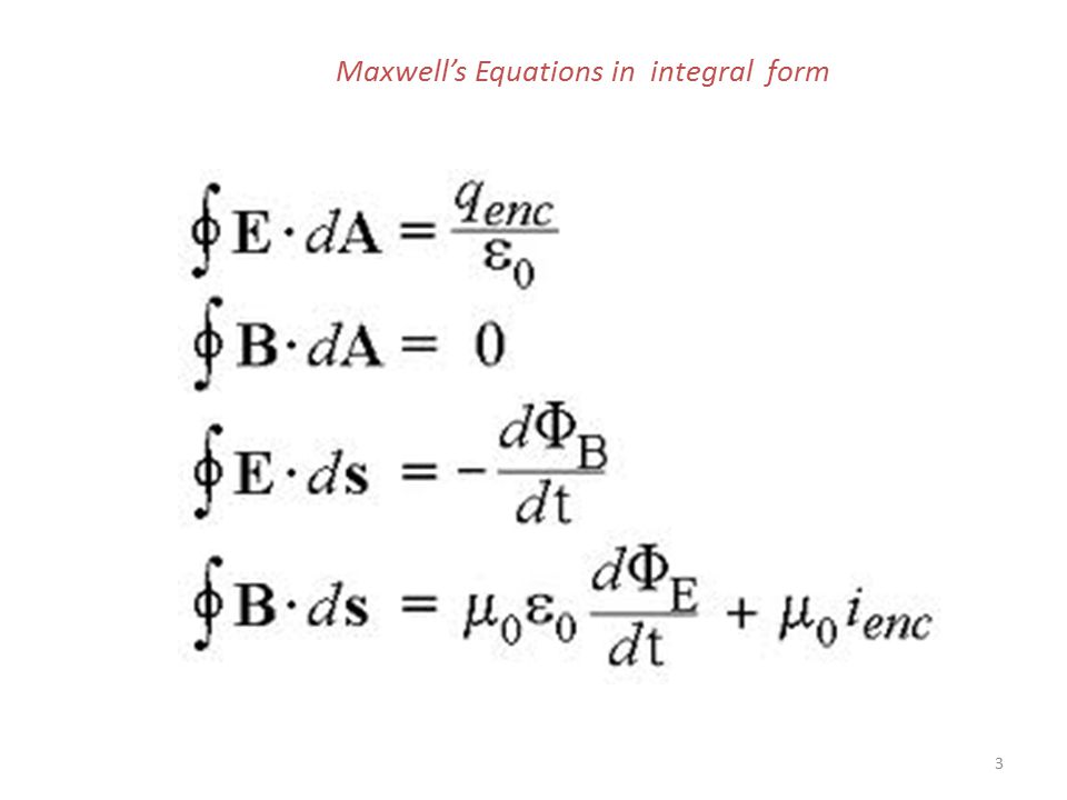 Maxwell s equation