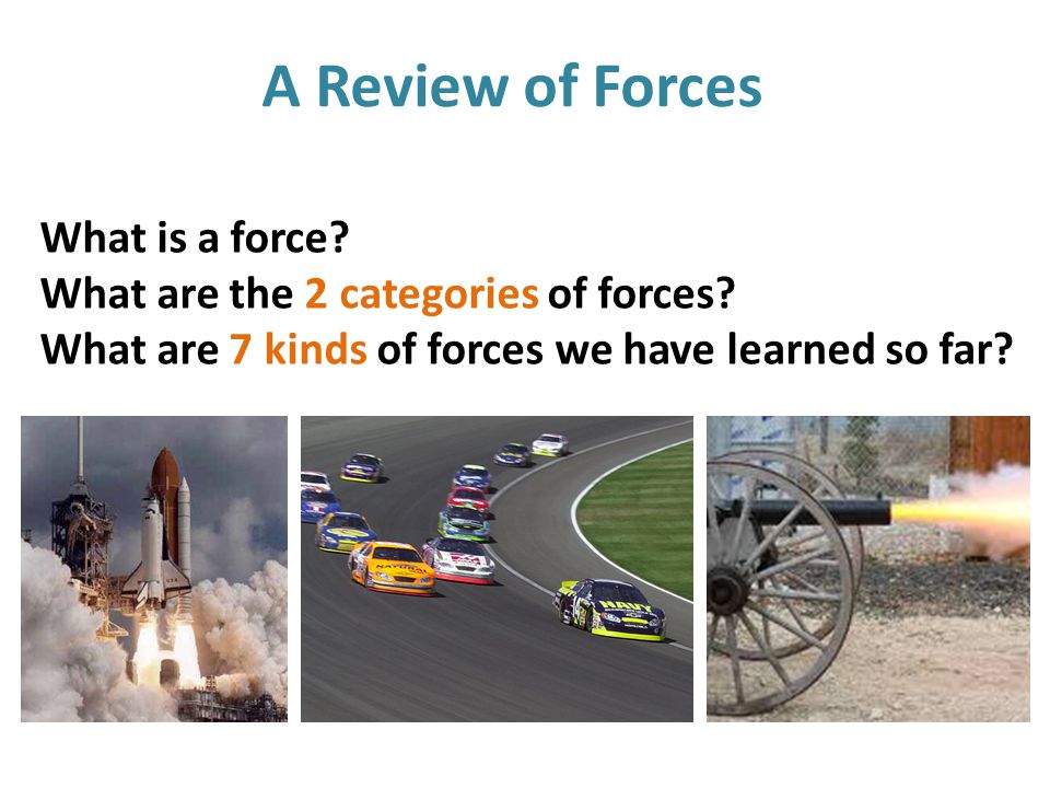 What is a force. What are the 2 categories of forces.