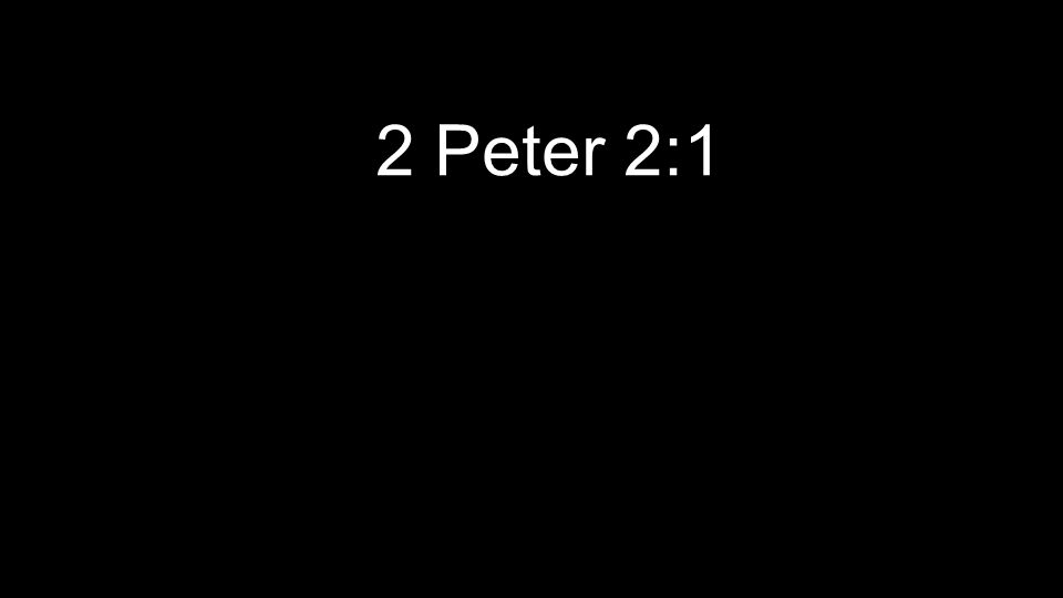 2 Peter 2:1