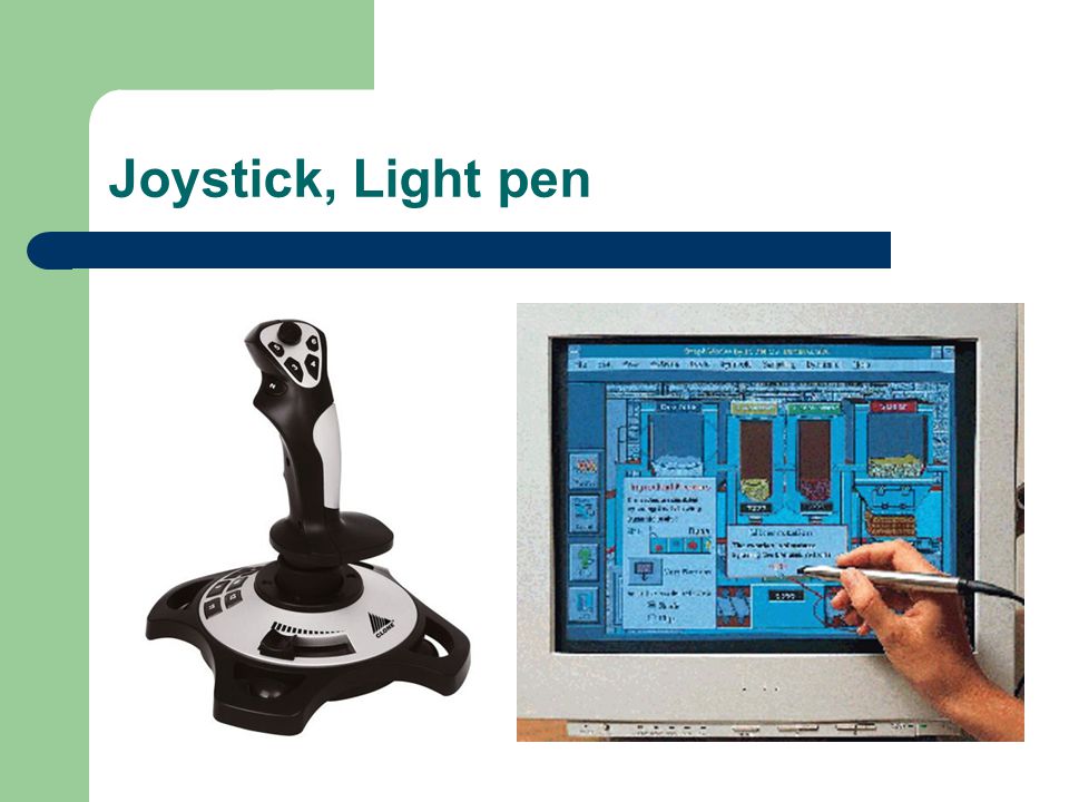 Joystick, Light pen