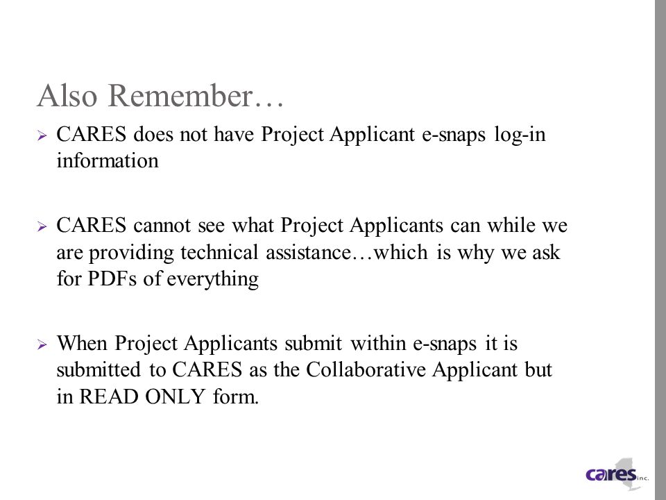 Project Application Process September 15th 2013 Michelle Sandoz